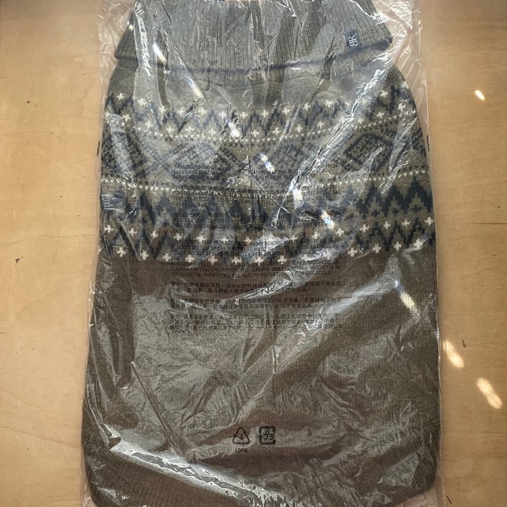 Banana Republic Dog Sweater- Large